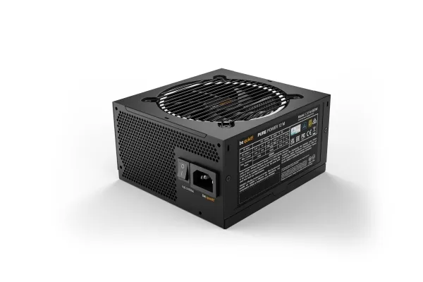 be quiet! Pure Power 12 M 850W - Strømforsyning (intern) - ATX12V 3.0/ EPS12V 2.92 - 80 PLUS Gold - AC 100-240 V - 850 Watt - aktiv PFC - Europa - sort