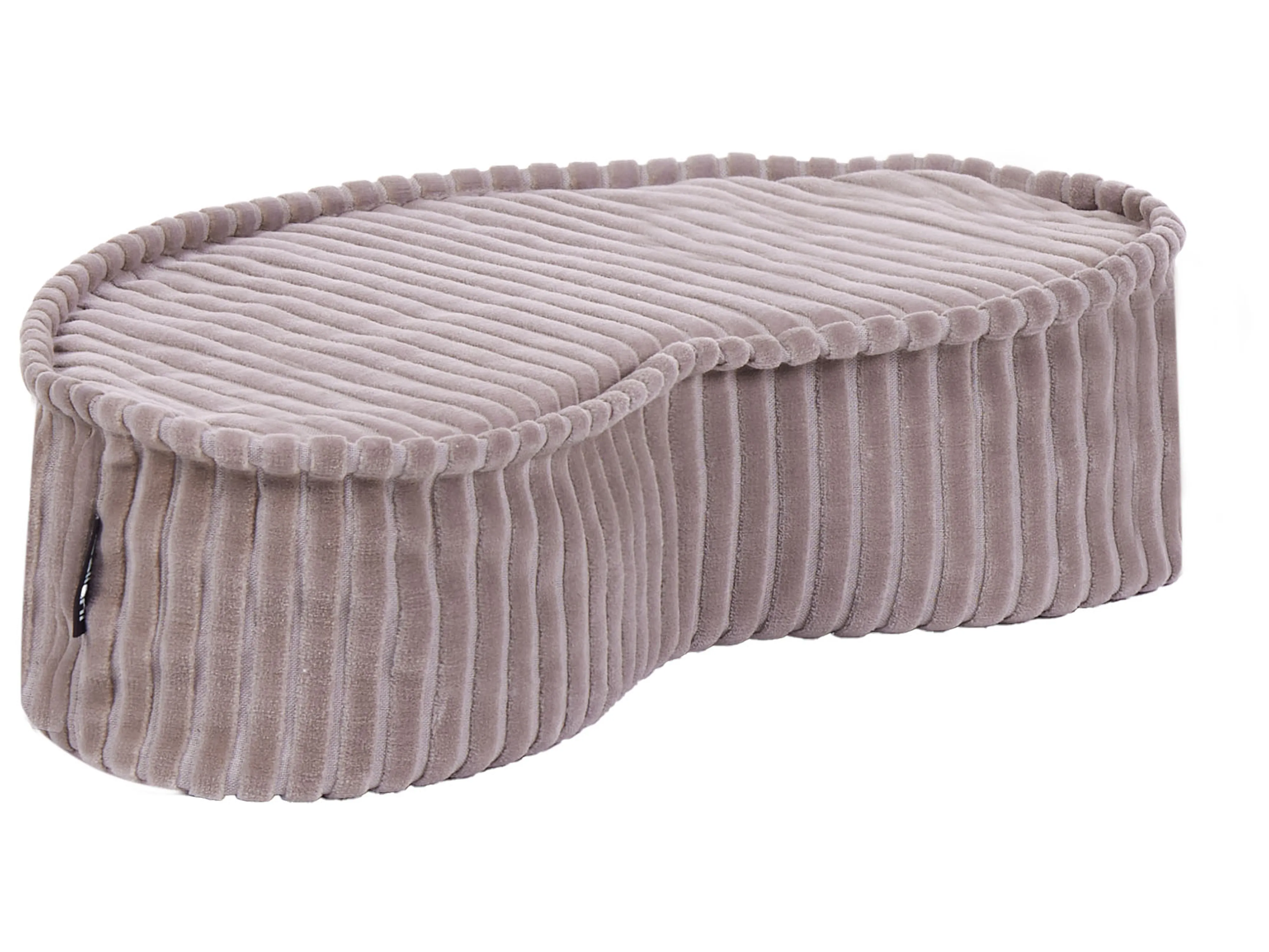 Poef NILI Fluweel Lichtbeige