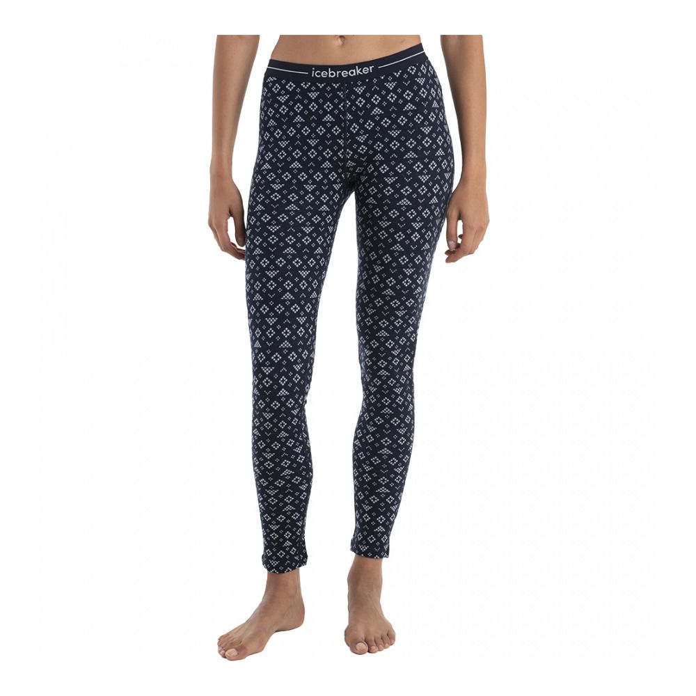 Icebreaker 260 VERTEX FIRST SNOW - Sous-couche Femme midnight navy/snow/j