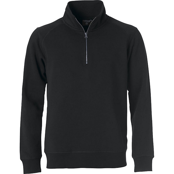 CLIQUE Sweat Col Camionneur Noir M