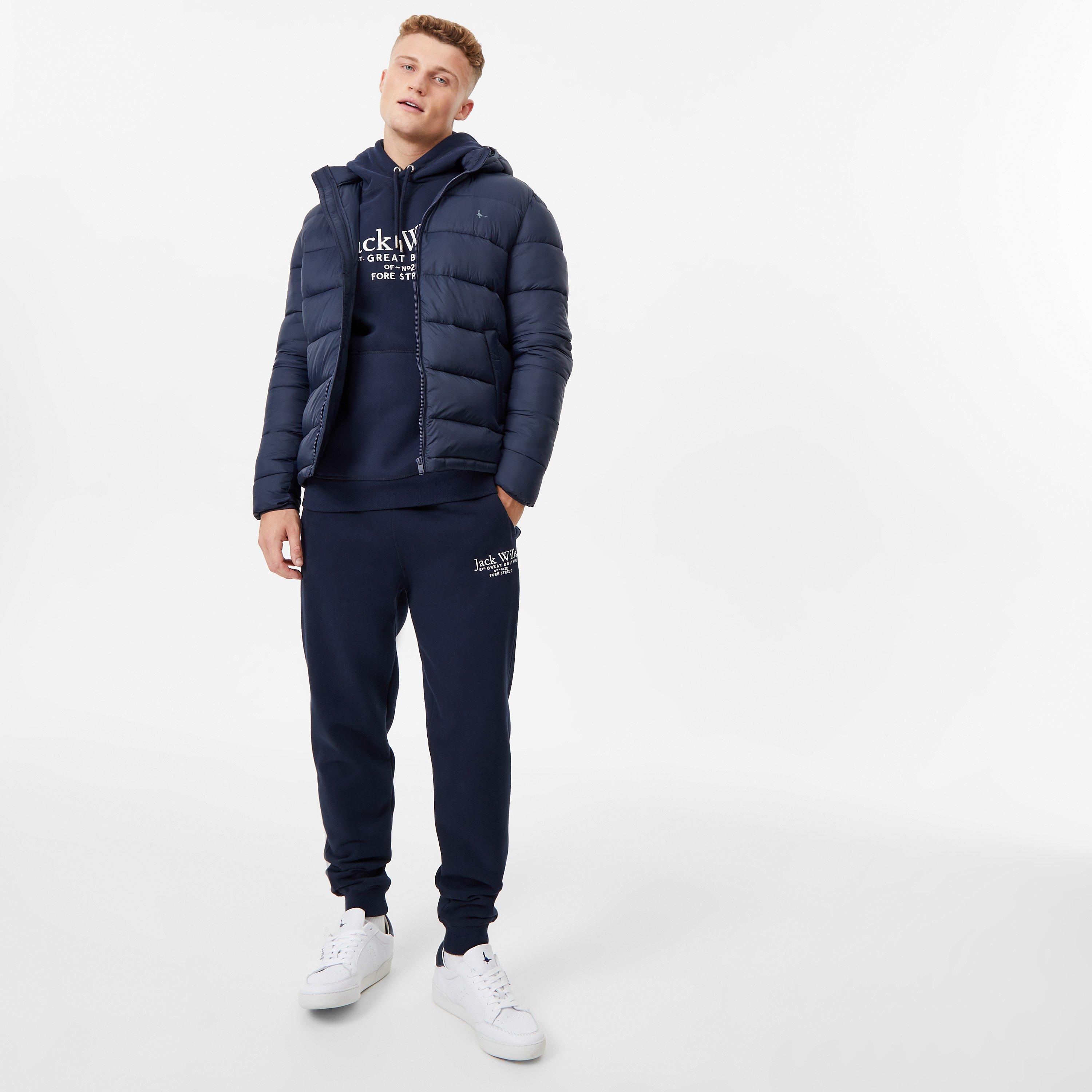 Jack Wills JW Kershaw Hooded Puffer Jacket