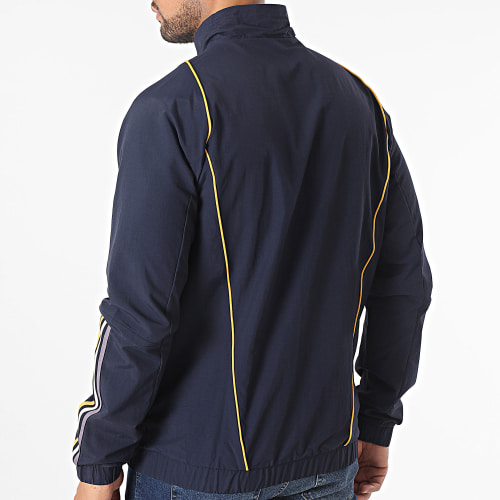 Veste Zippée A Bandes Real Madrid IB0862 Bleu Marine