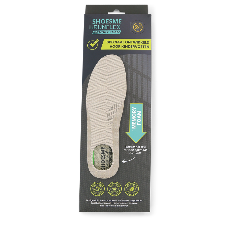 Shoesme RunFlex® Memory Foam inlegzool  | Uni schoenen