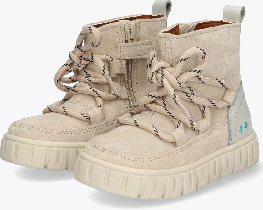 BUNNIESJR beige bunniesjr enkelboots bowie bont