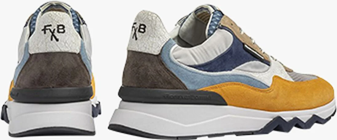 FLORIS VAN BOMMEL oranje floris van bommel lage sneakers sfm-10155