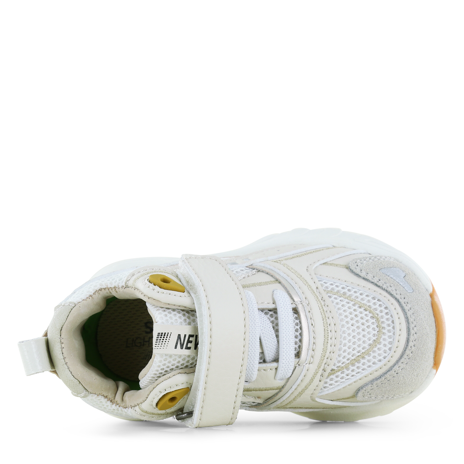Shoesme beige sneakertje Mesh, Microfiber leer, Suède | Meisjes schoenen