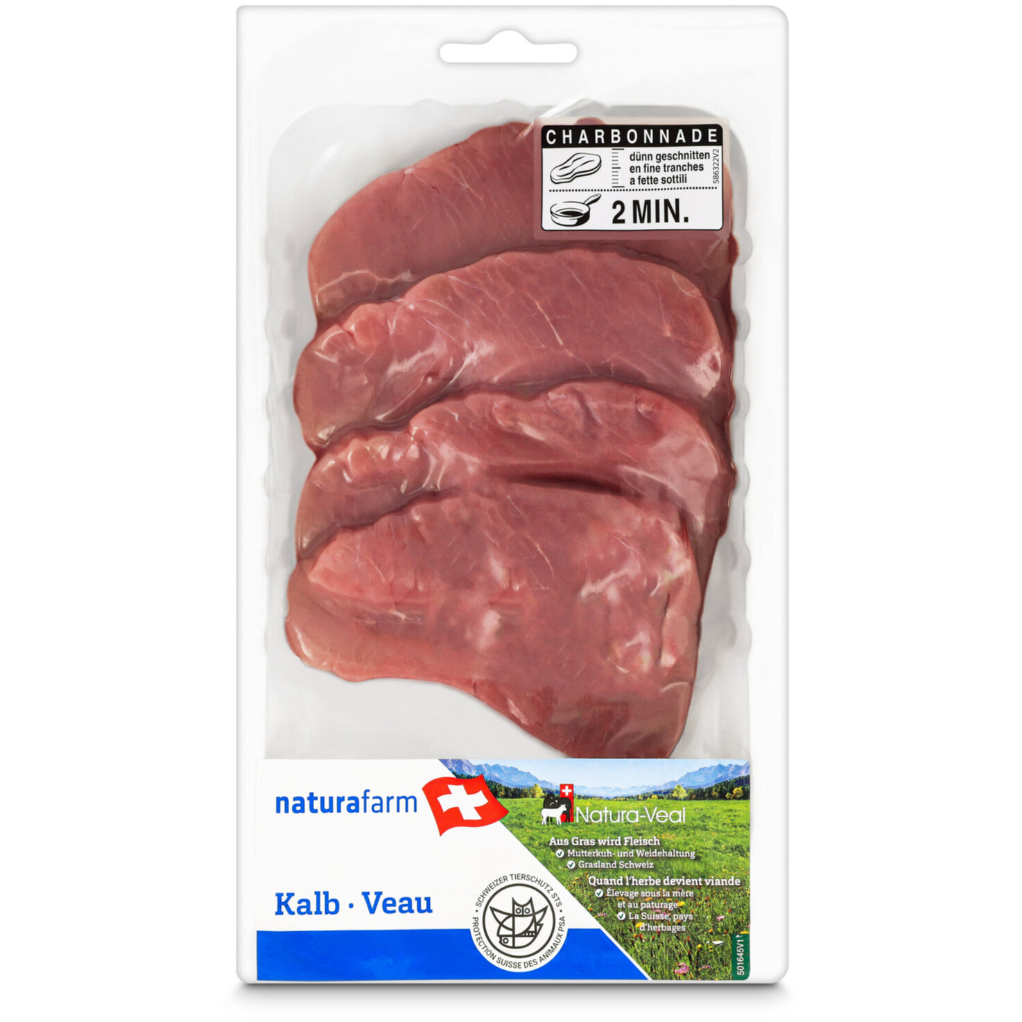 Naturafarm Natura-Veal Charbonnade 4 Stück ca. 240g