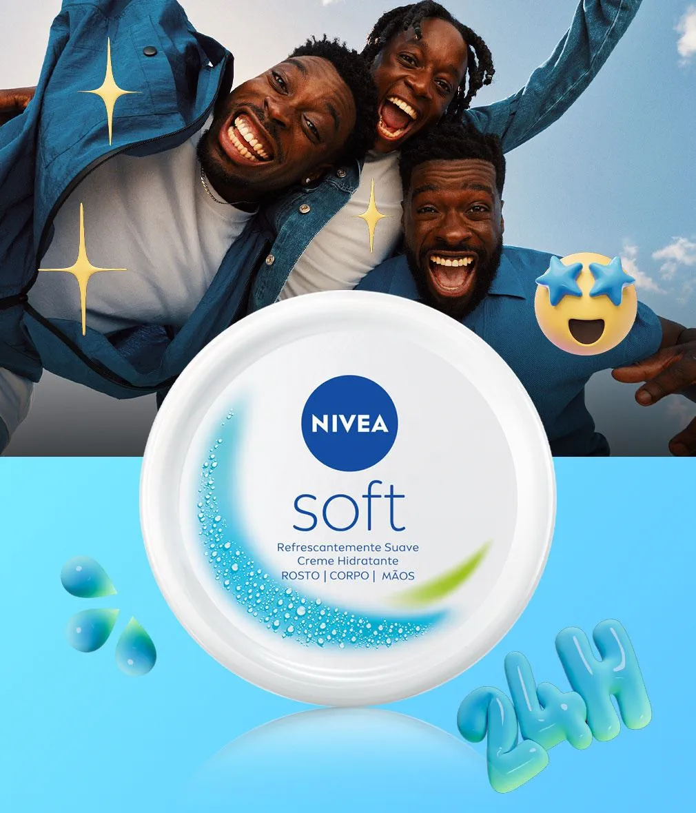 NIVEA SOFT CRÈME VISAGE CORPS & MAINS 200ML