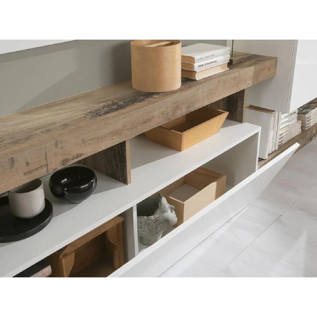VENTE-UNIQUE Meuble TV SEFRO