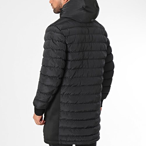 Doudoune Longue Capuche Darren Swell Noir