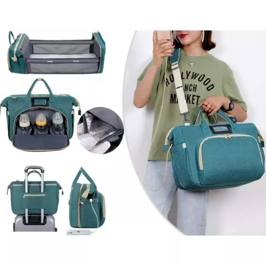 Stella Bag Wickeltasche Grau