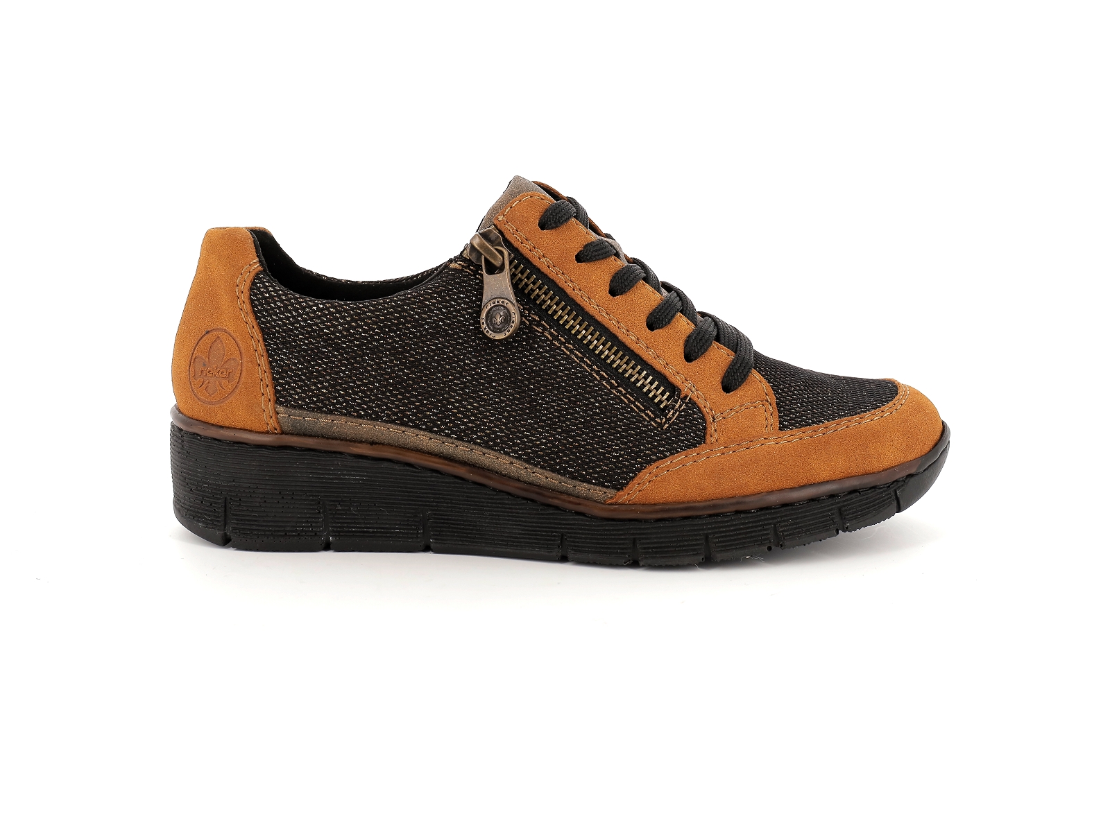 Rieker-53716 Synthétique Multi-Marron