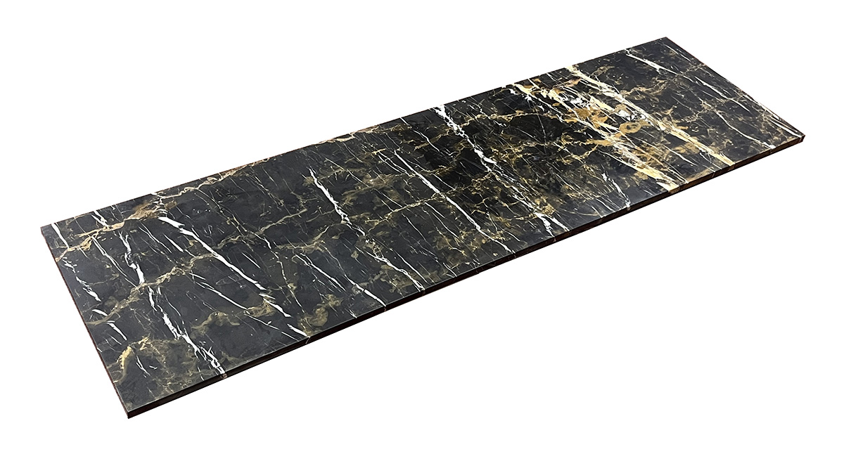 Saniclear Portoro Gold marmer toppaneel 161x46cm