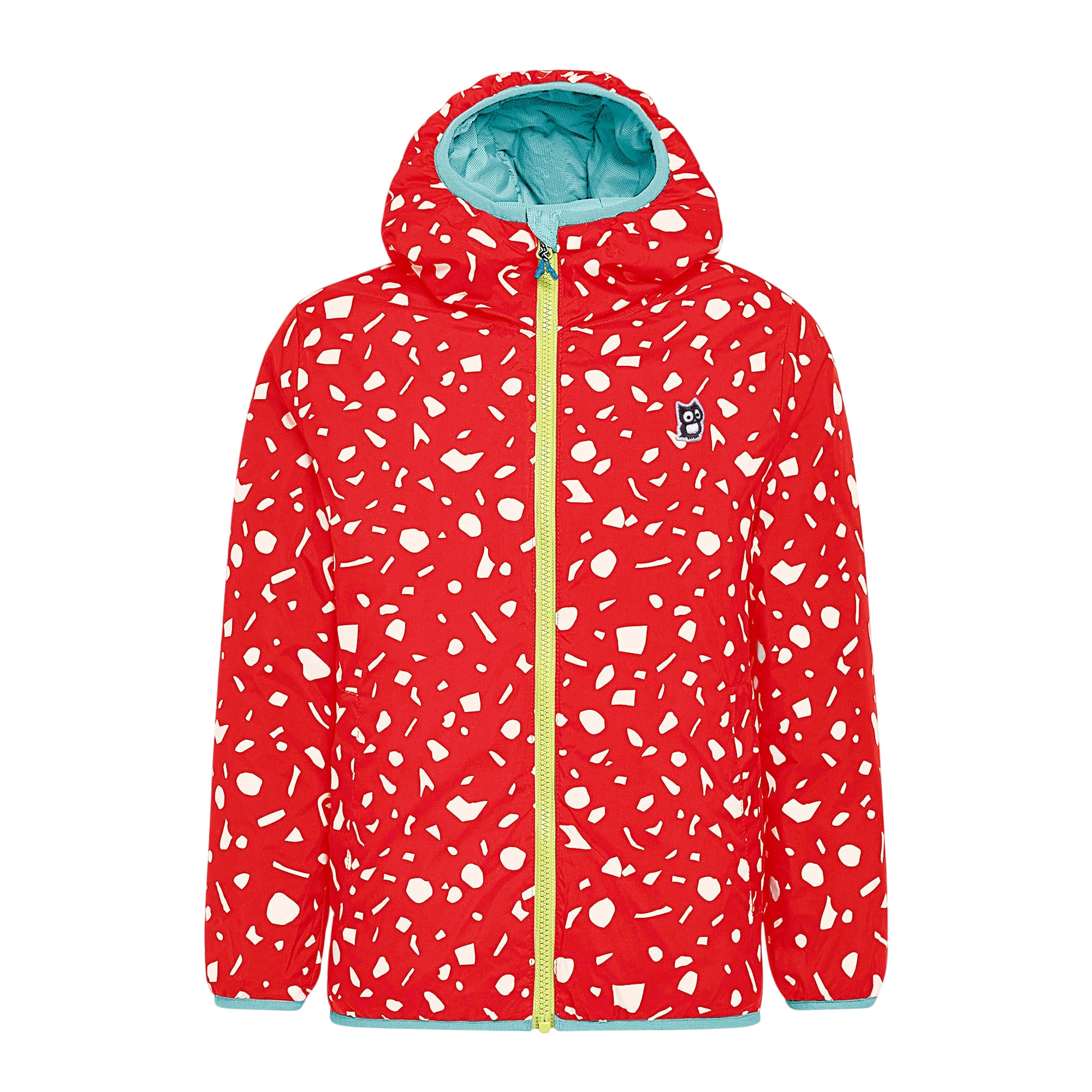 Jacke PrimaLoft Underground glow Manbali blue / Real red