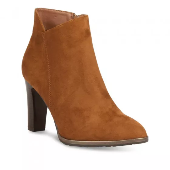 Bottines COGNAC SINEQUANONE