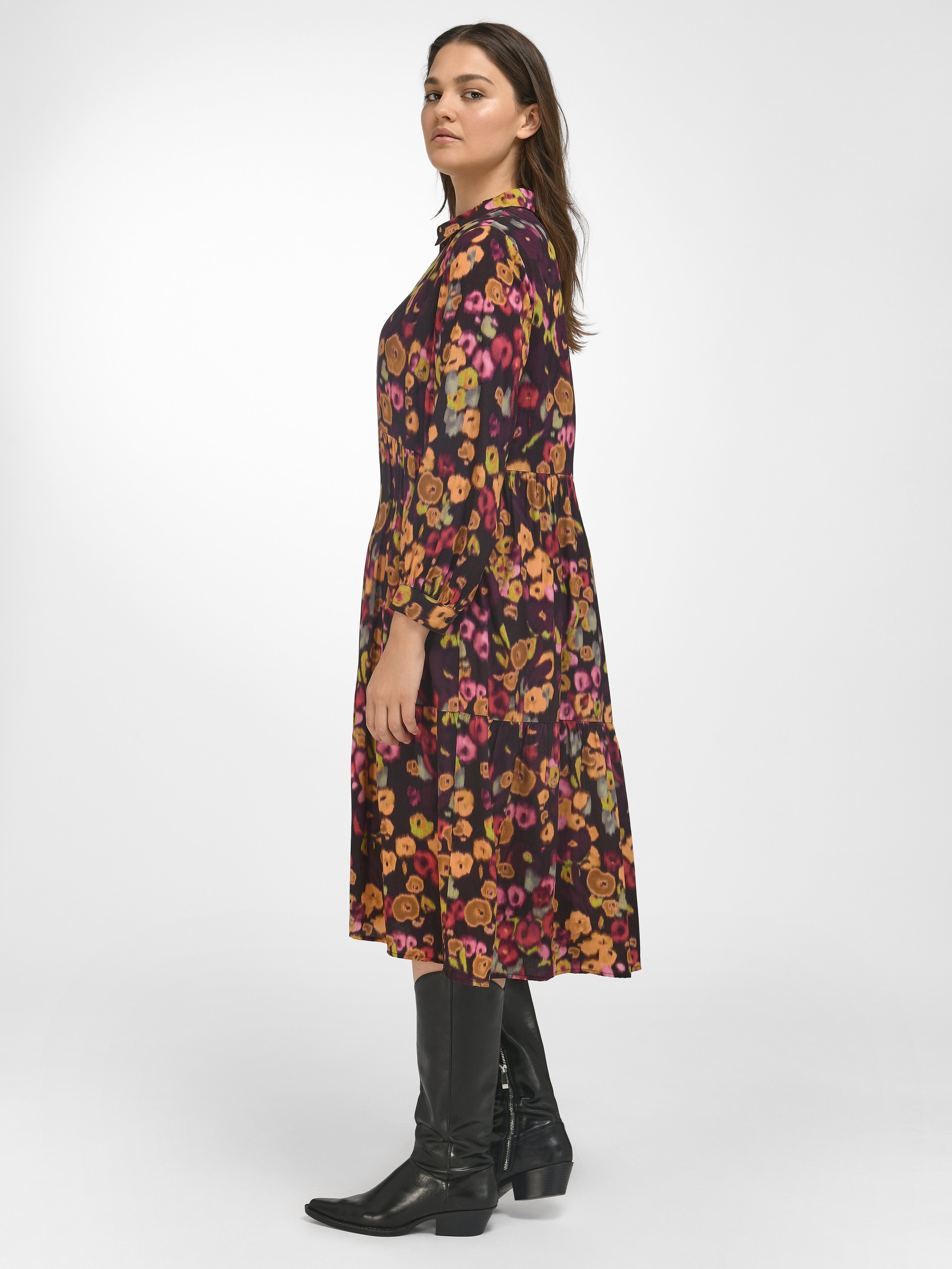 Kleid mit Hemdkragen