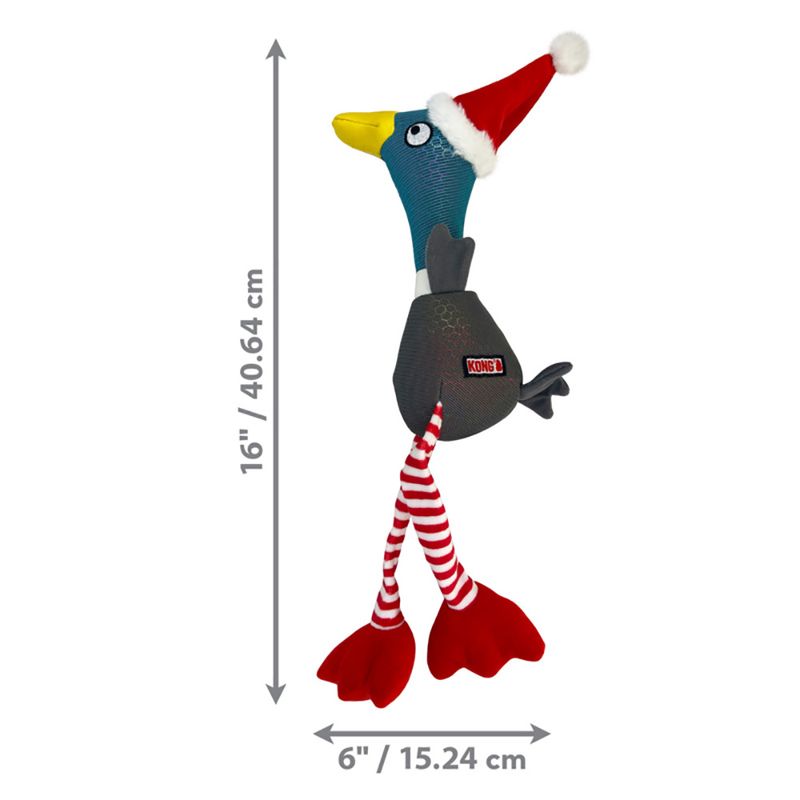 Jouet KONG Holiday Shakers Shimmy Canard