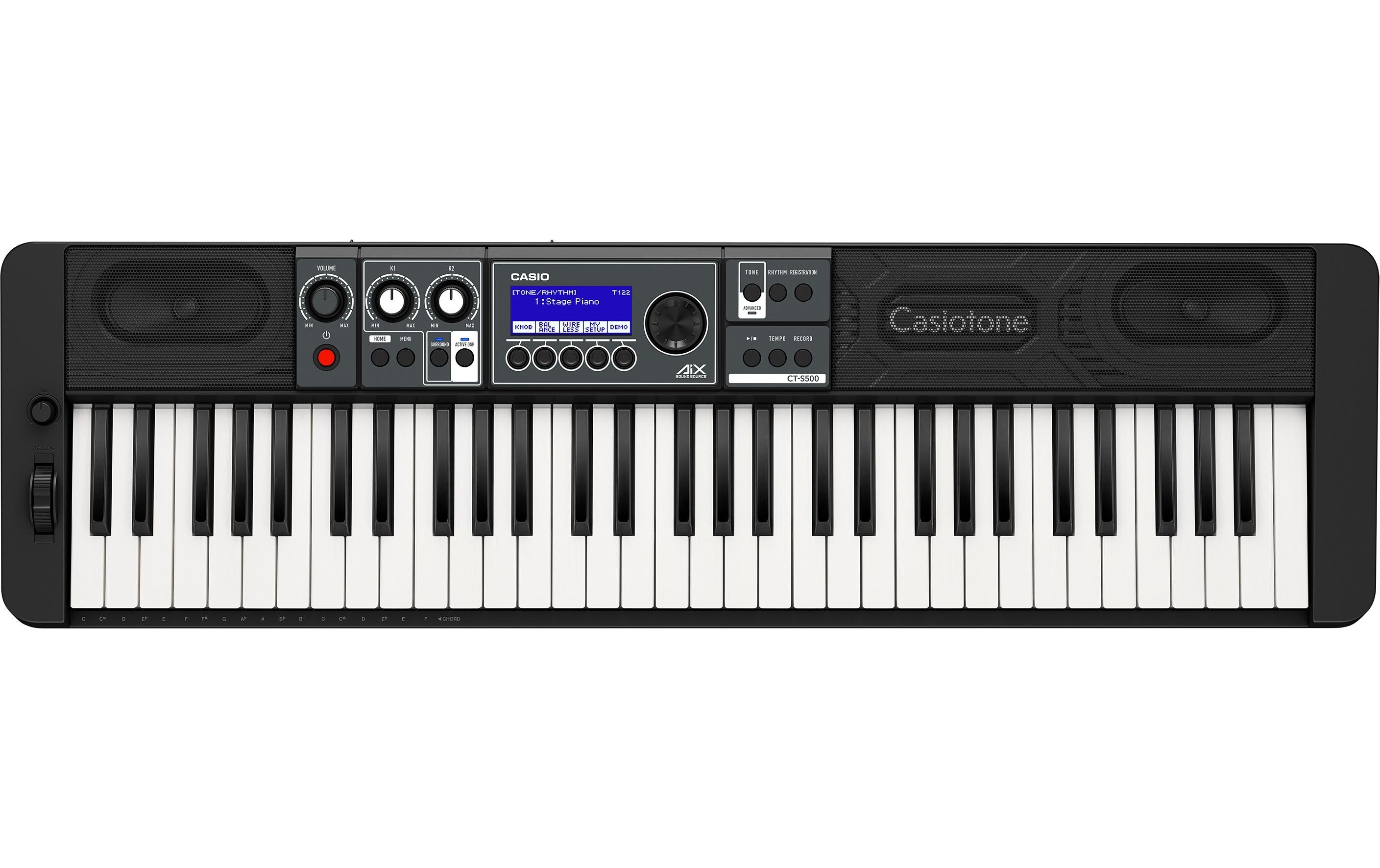 Keyboard CT-S500<br>Keyboard mit 61 Tasten und Sampling-Funktion
