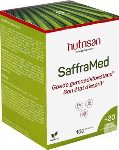 Nutrisan SaffraMed 100 Capsules + 20 Capsules Gratuites