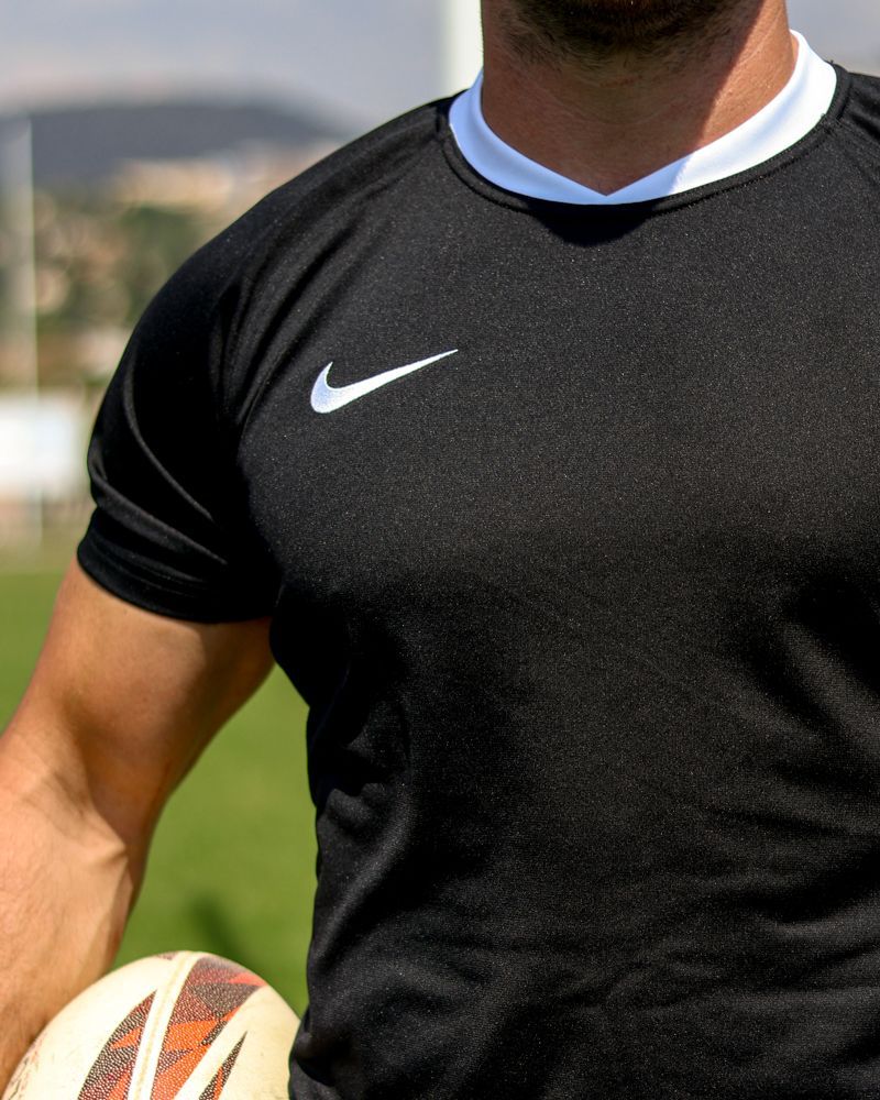 Maillot de rugby Nike Team Noir pour homme