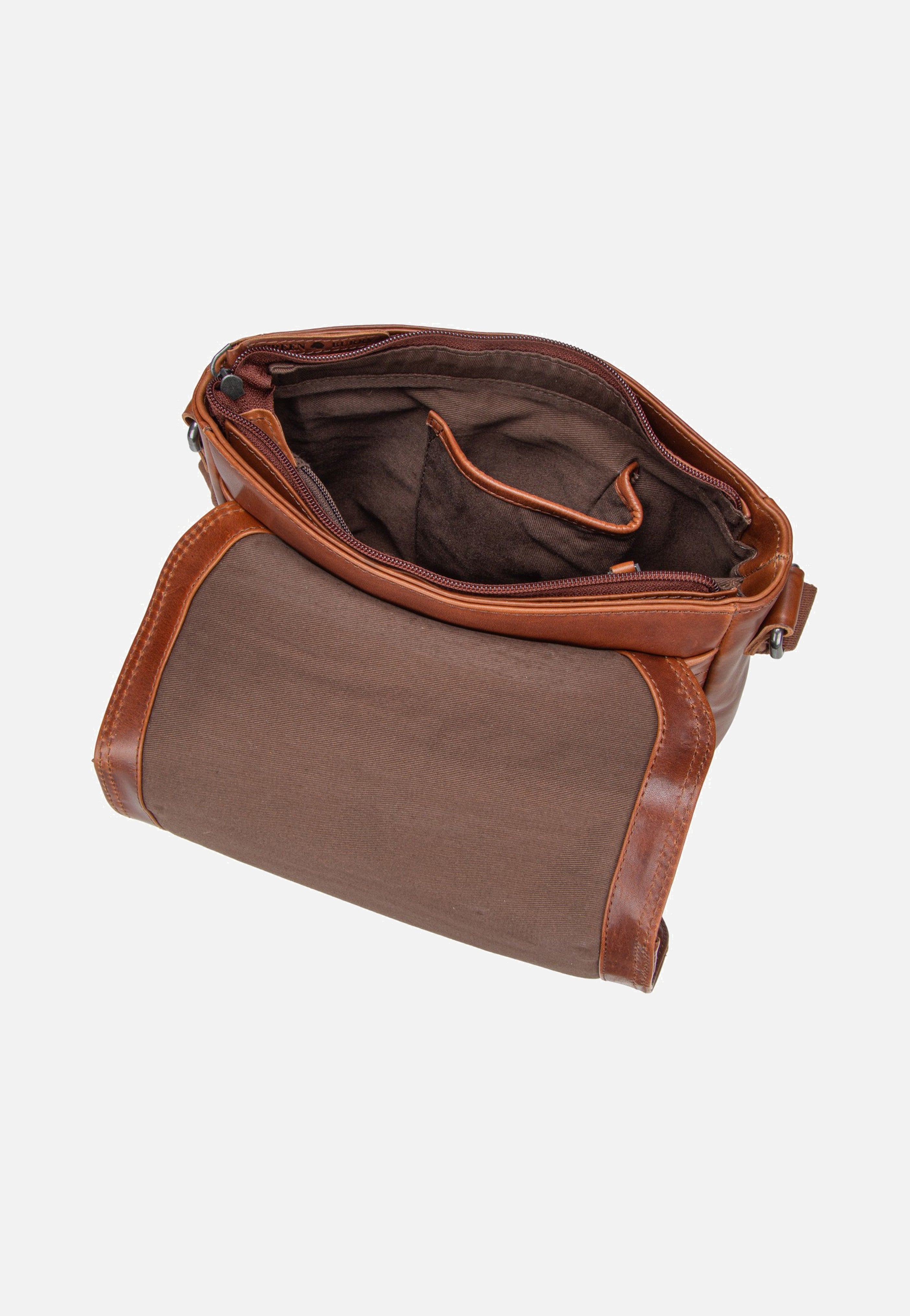 Waxy Vintage Crossbody Bag Tobacco Nut - Crossbody Bag