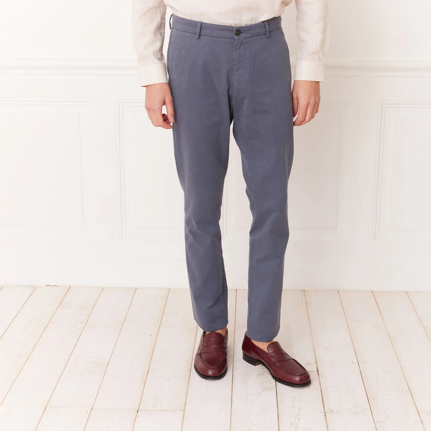 Blue chinos