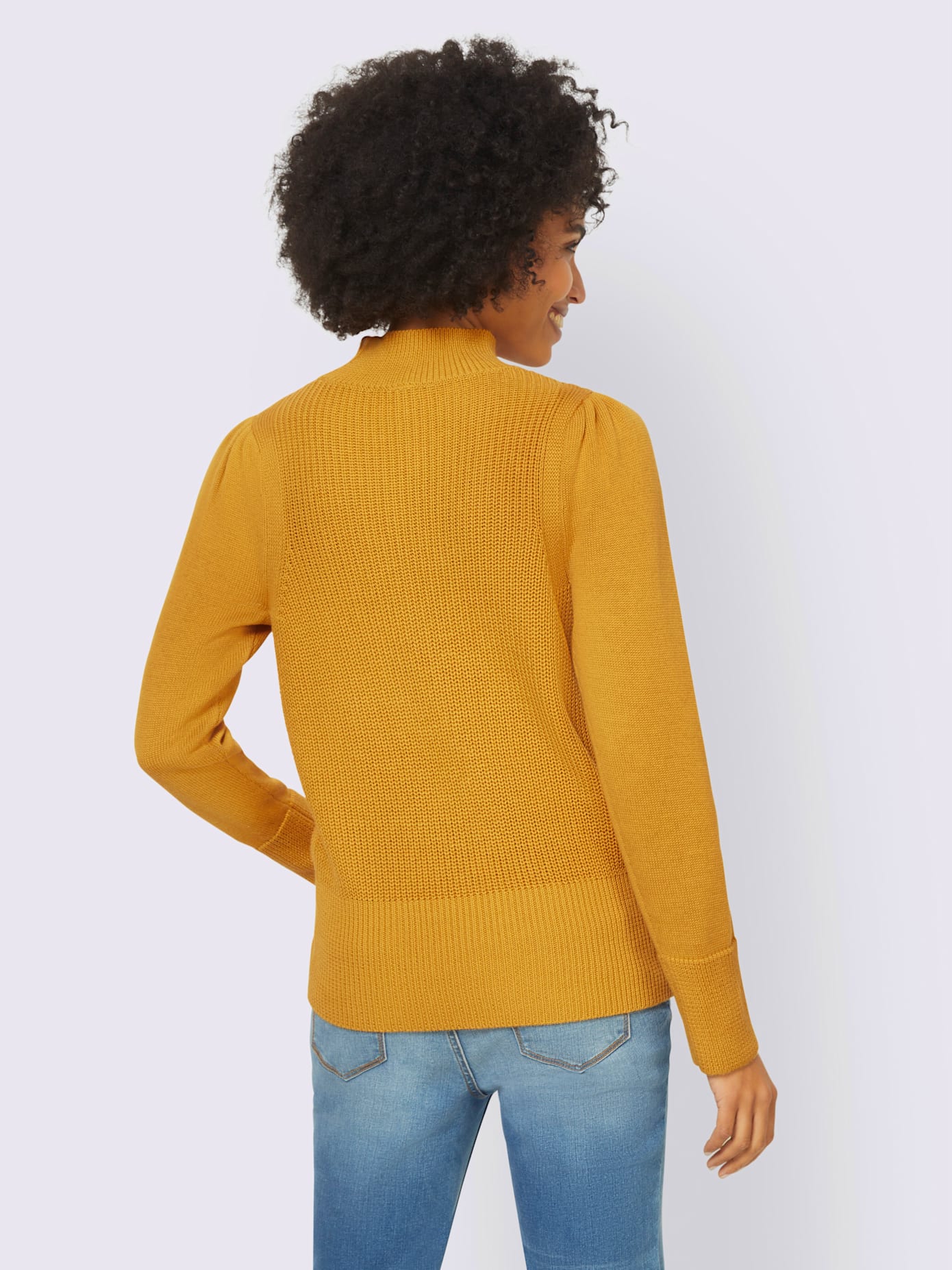 Pull manches bouffantes tendance