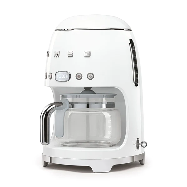 Machine à café Filtre blanc 1050 W DCF02WHEU Smeg