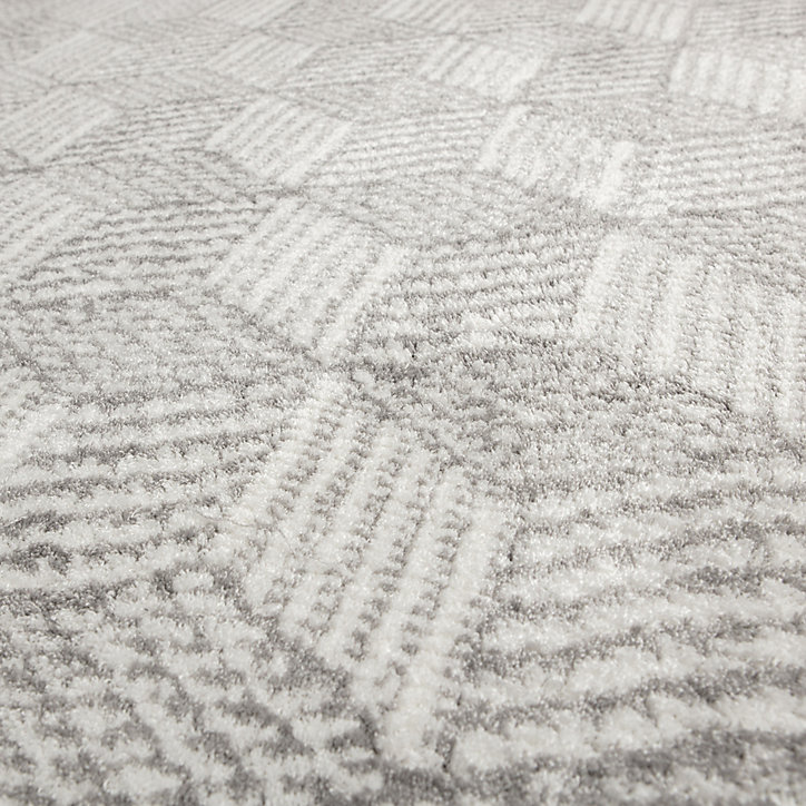 Tapis de salon Cameo L.200 x l.150 cm gris
