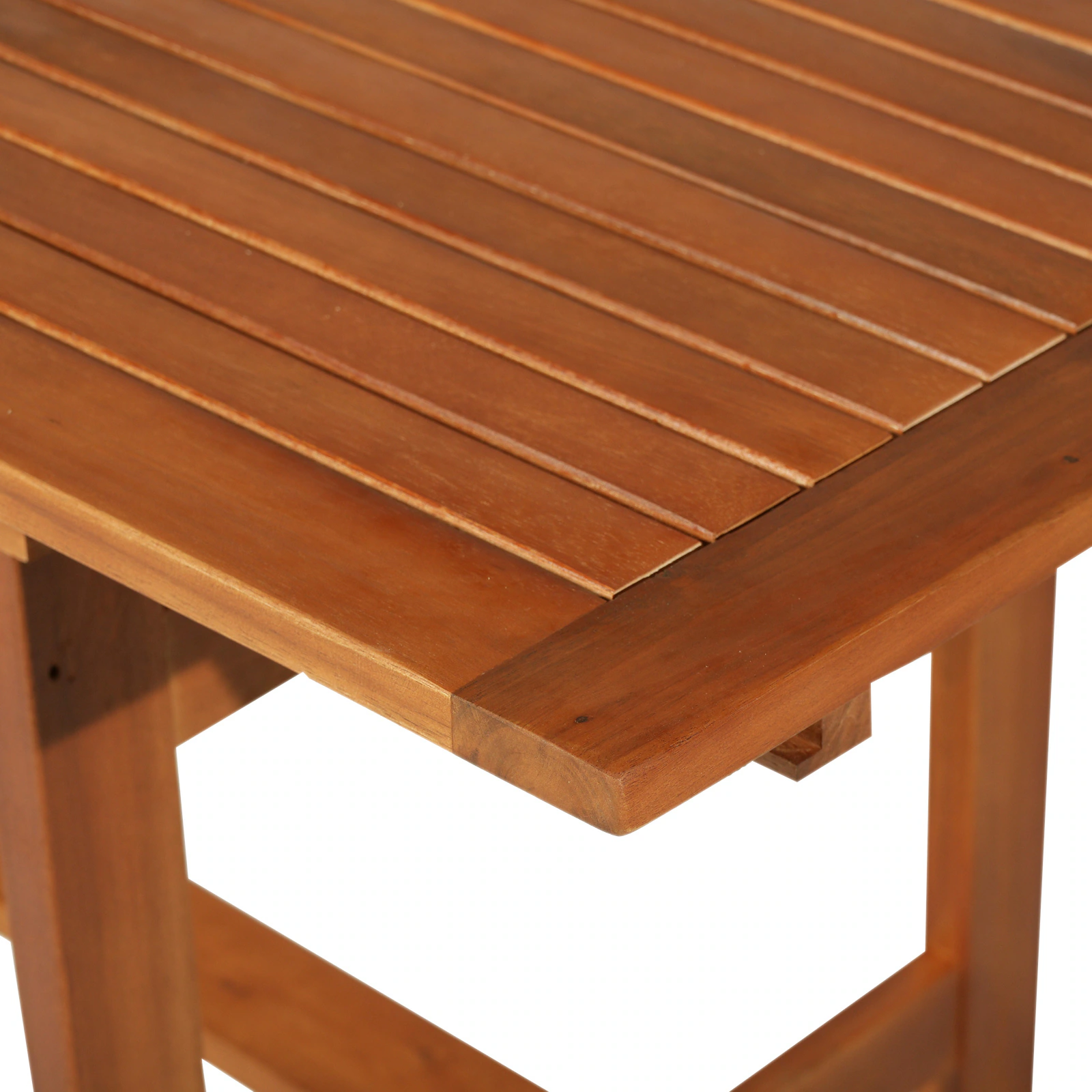 Outsunny Gartentisch ausziehbar rotbraun 120/160 x 70 x 72 cm (LxBxH)