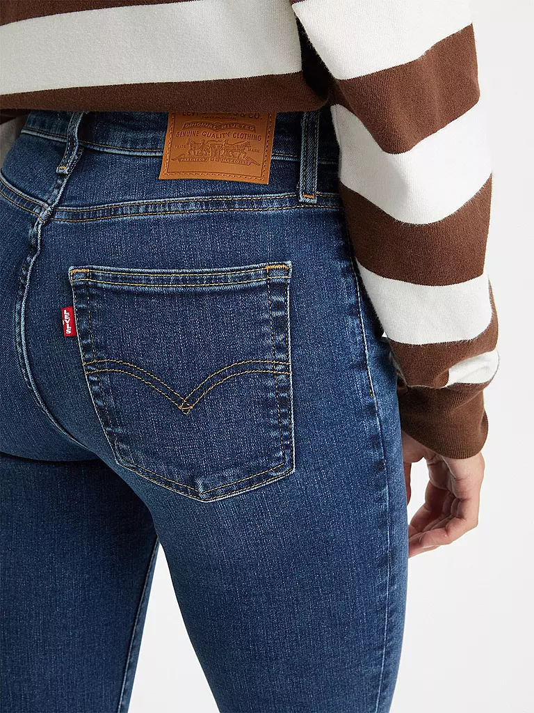 LEVI'S® Highwaist Jeans Skinny Fit 721 dunkelblau