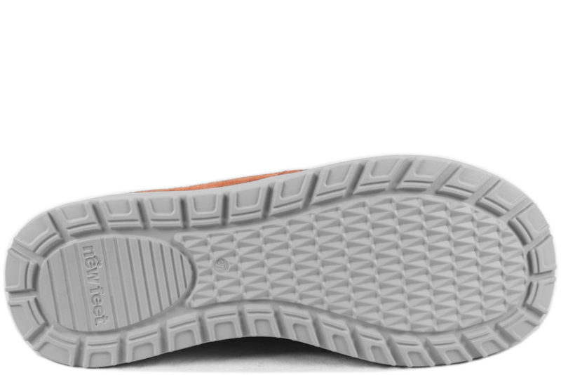 NEW FEET BRÆNDT ORANGE NUBUCK SKO