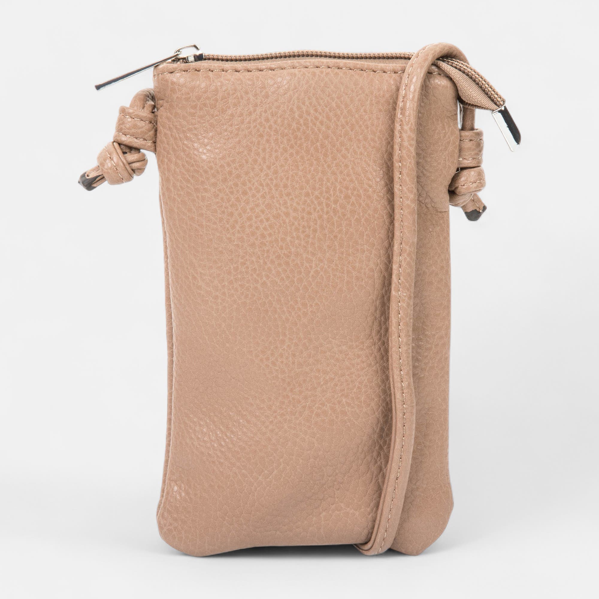 Pochette pour téléphone taupe