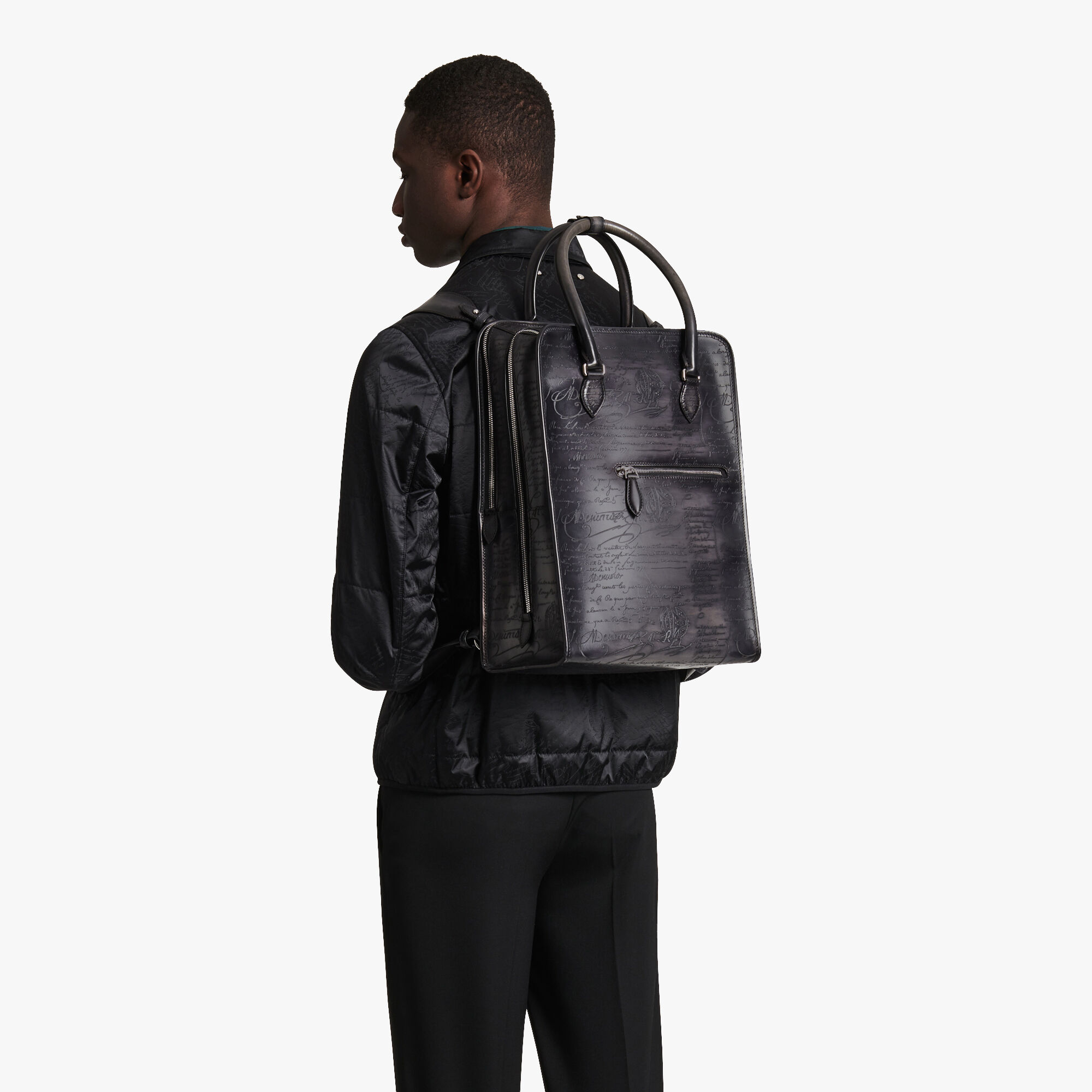 Sac À dos Premier Jour En Cuir Scritto