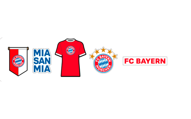 Crocs Jibbitz Bayern FC Schuhanstecker 5er Pack