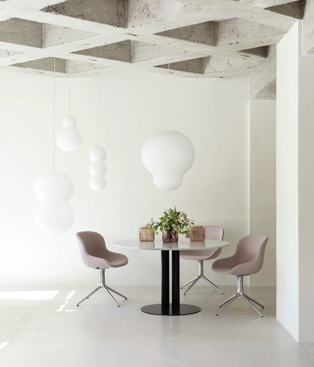 Normann Copenhagen  Puff Bulb lampeskærm - hvid