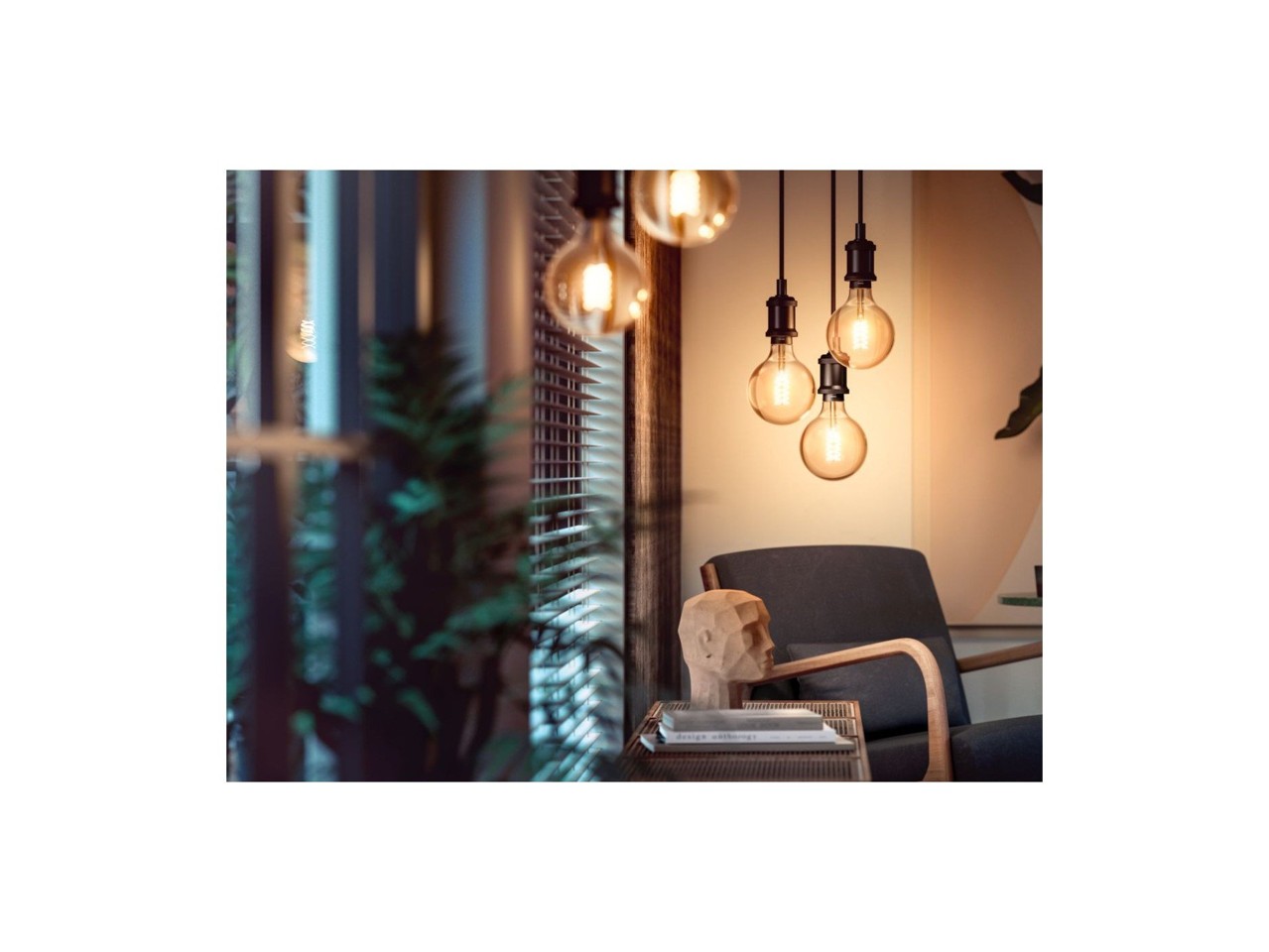 Philips Hue - 3x E27 Filament G93 - White Ambiance - Bundle