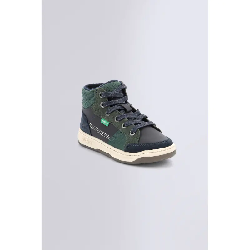 KICKOSTA MARINE VERT SNEAKERS HAUTES Synthétique Garçon