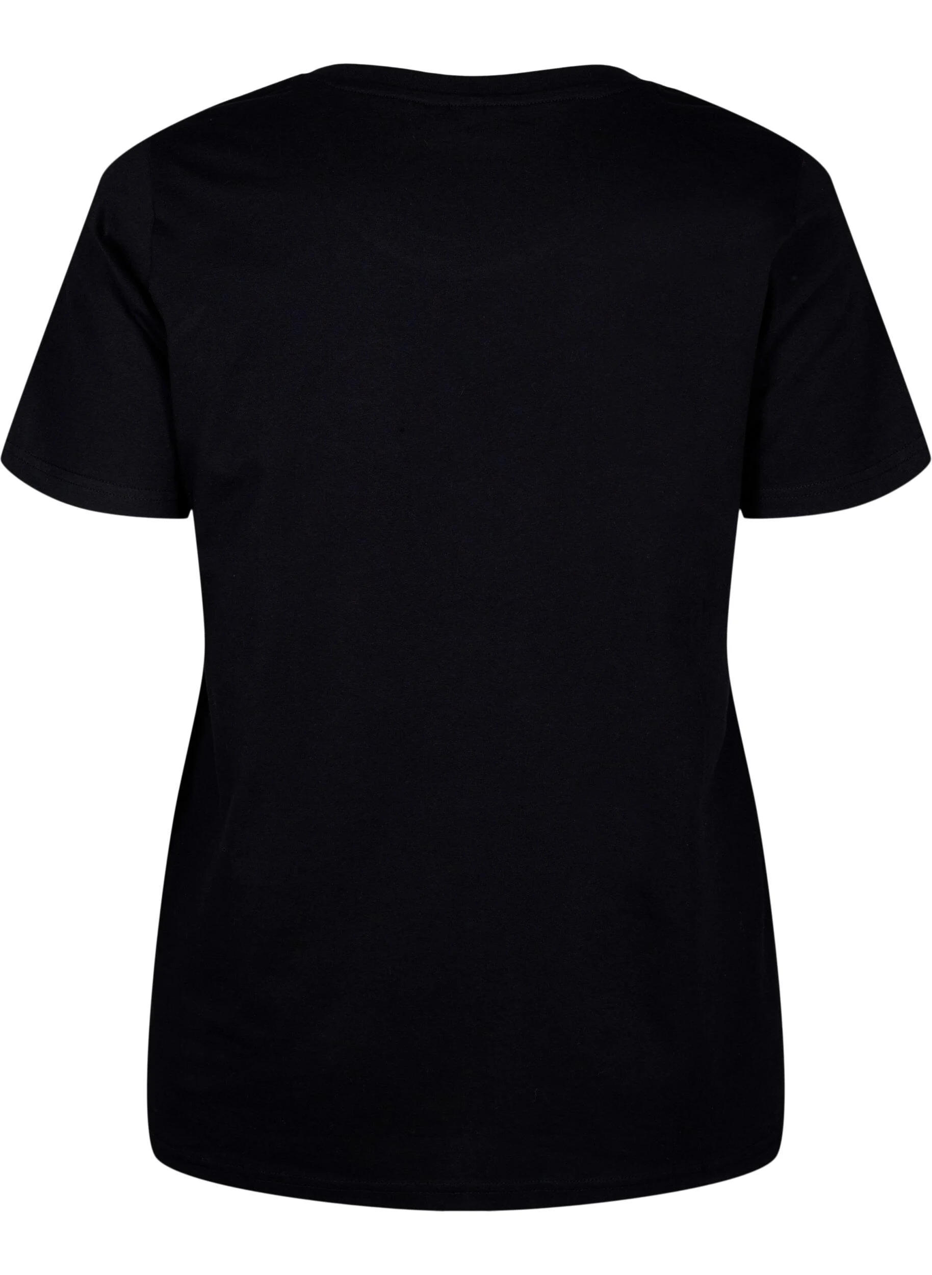 Bomulds t-shirt med sløjfe