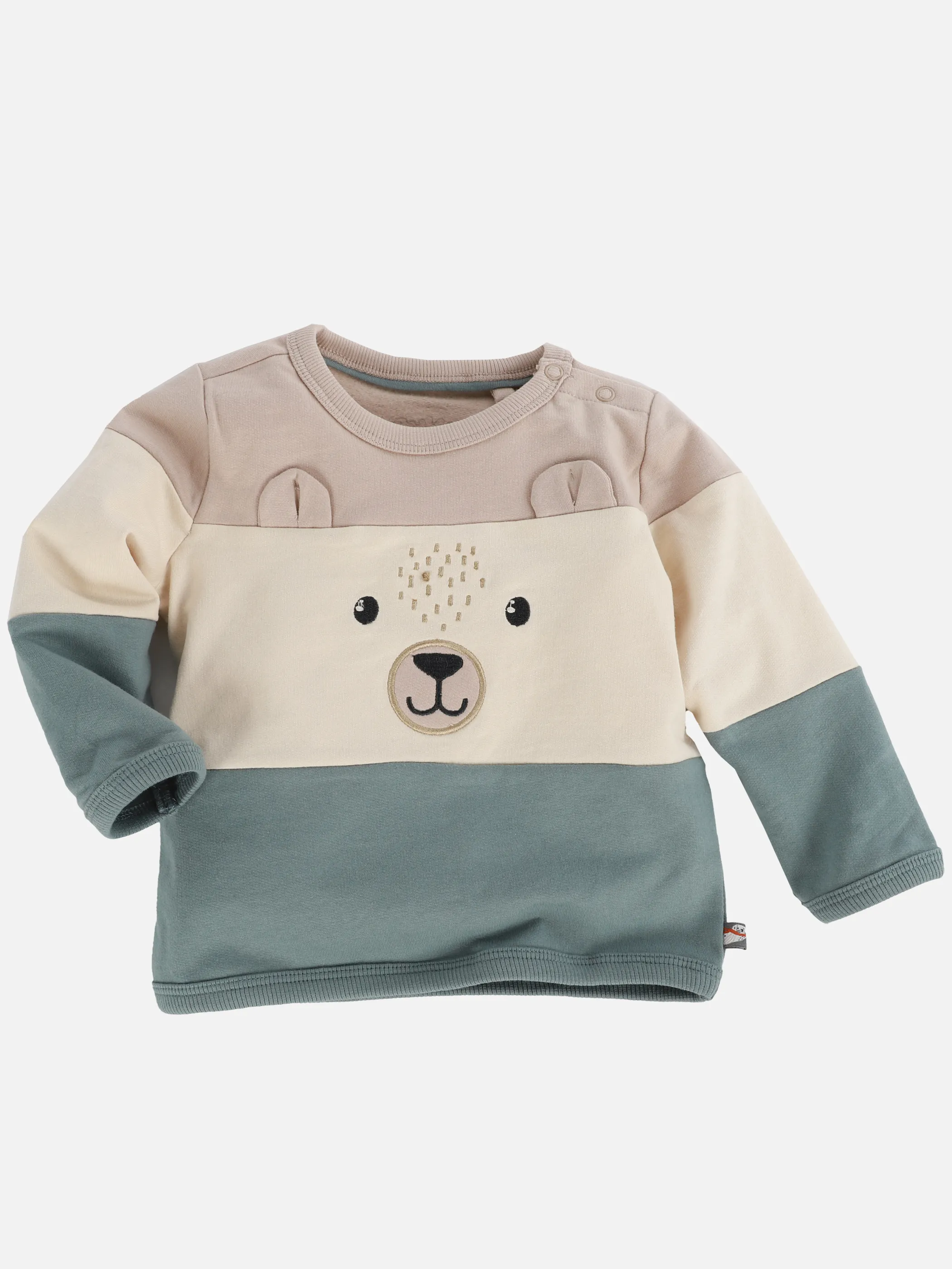 Baby Jungen Sweatshirt mit Bärengesicht
