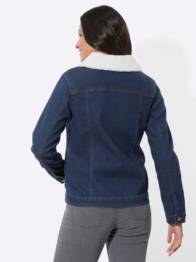 Classic Basics Jeansjacke ohne Kapuze