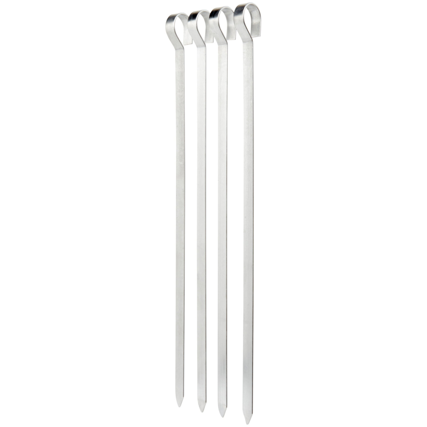 Flamino BBQ Edelstahl Spiesse | 35 cm | 4 Stück