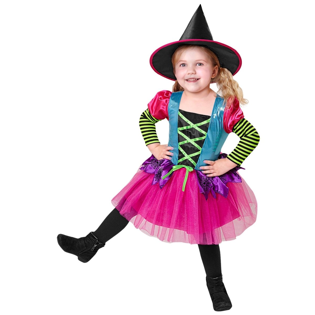 Halloween Jurk Meisje Heks 2 delig