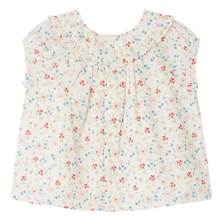 Bonpoint Blouse Fleurie Line | Blanc