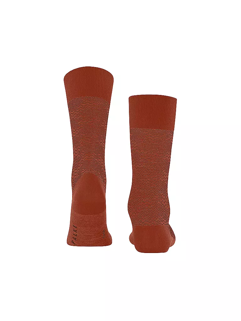 FALKE Socken FALKE MIGHTY NEST terra rot