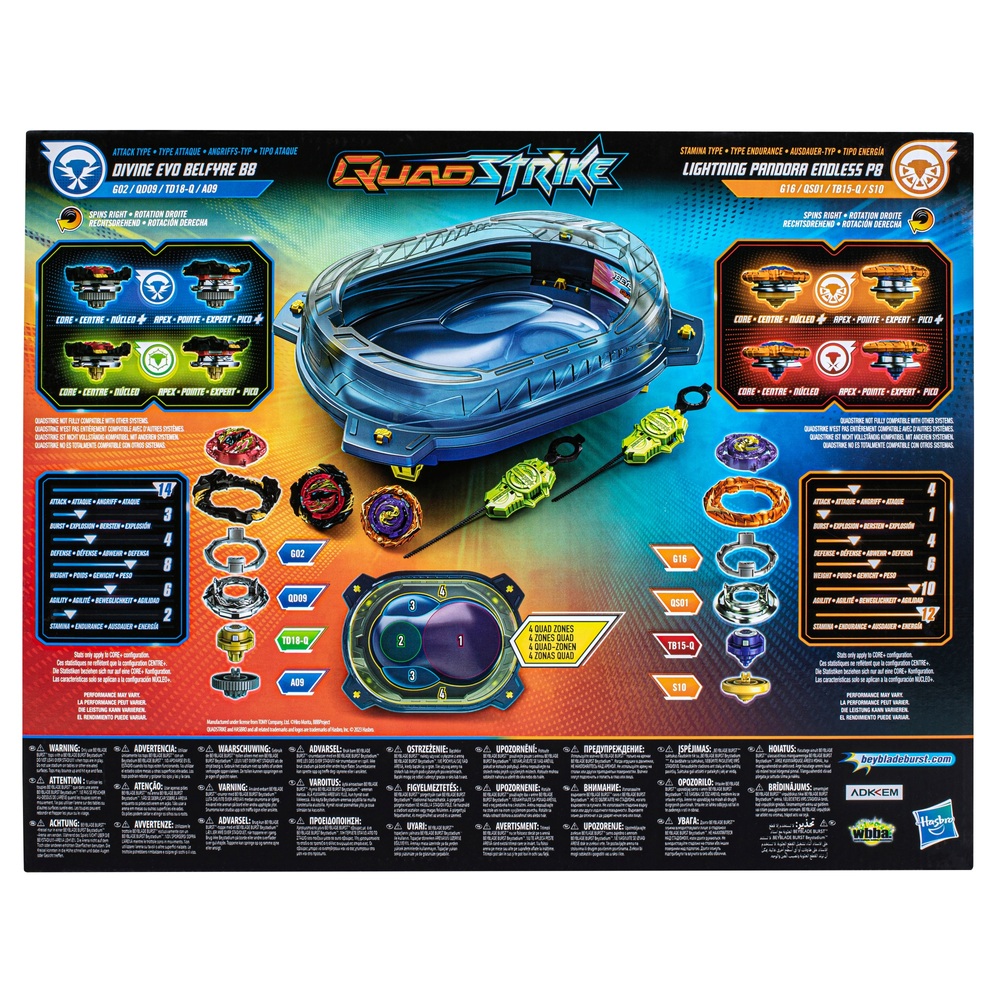 Beyblade Burst Quad Strike Thunder Edge Battle Set