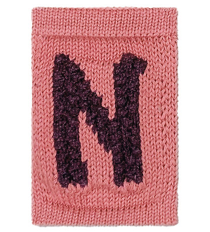 Smallstuff Stickat Buchstabe - N - Rosa Alphabet