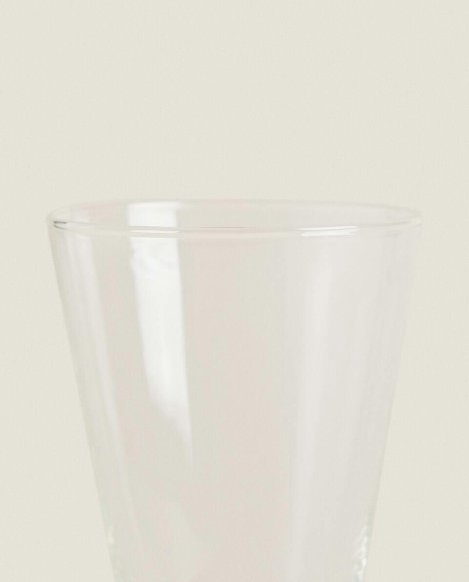 Copo de borosilicato com haste colorida