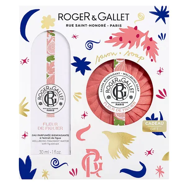 Roger & Gallet Coffret Eau Parfumée Bienfaisante Fleur De Figuier 30 Ml Et Son Savon 100 G