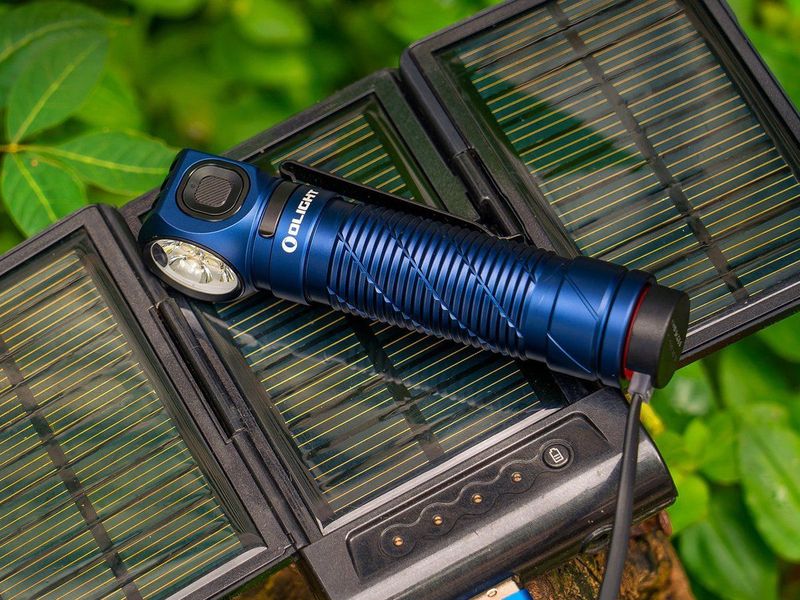 Olight - Perun 3 - Zaklamp-Hoofdlamp - Midnight Blue - Oplaadbaar